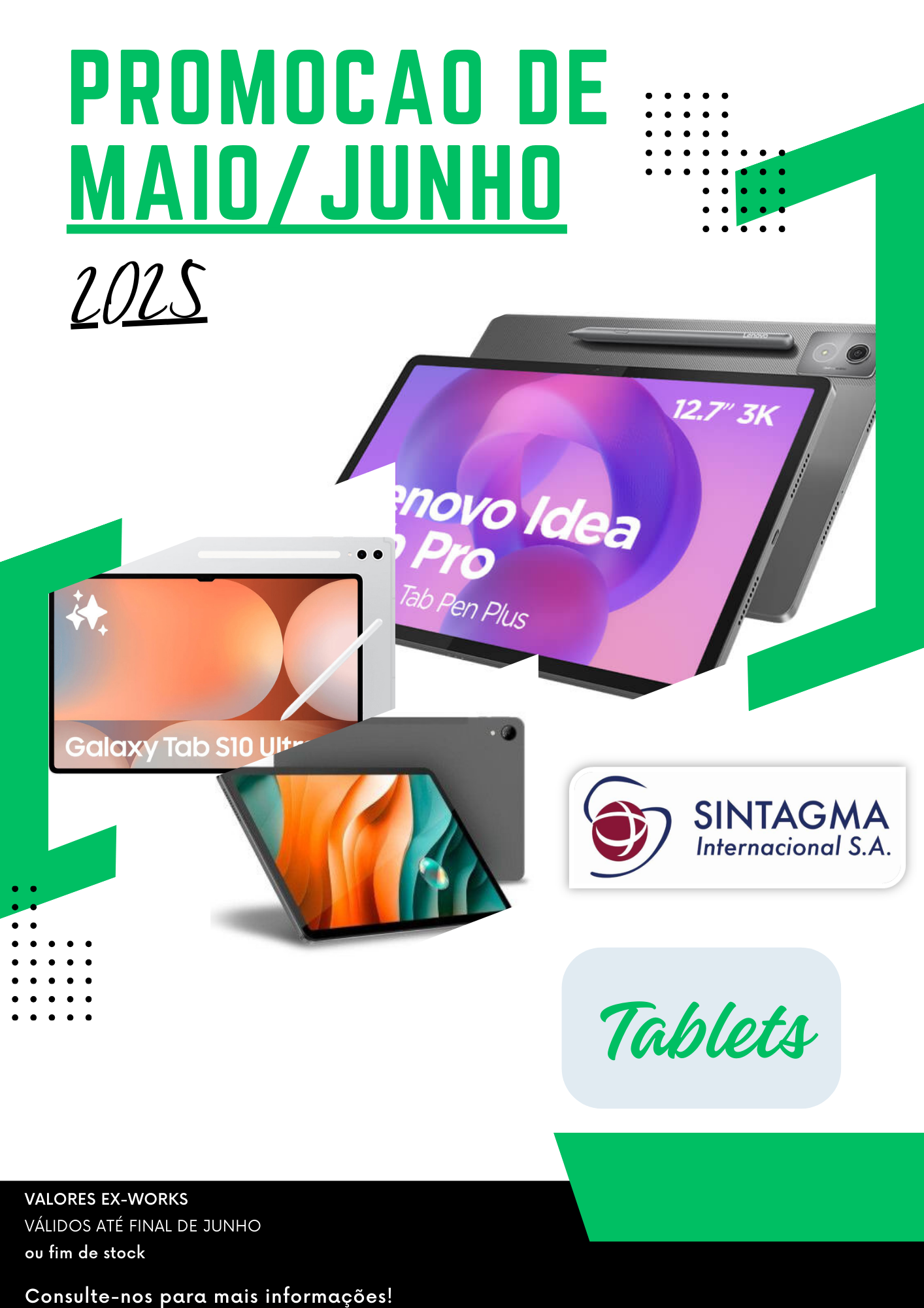Campanha Maio / Junho 2025 Tablets